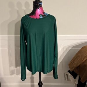 Tek Gear Forest Green Long Sleeve Top